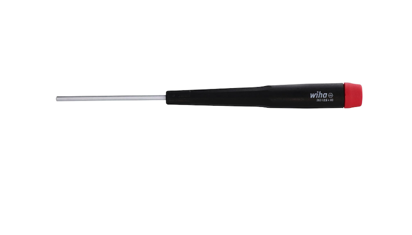 Wiha 26325 Precision Screwdriver, Hex Metric, 2.5 x 60mm