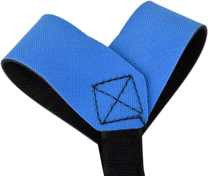 Qiilu foot grounder heel strap antistatic ankle heel strap adjustable foot grounder heel grounder blue black