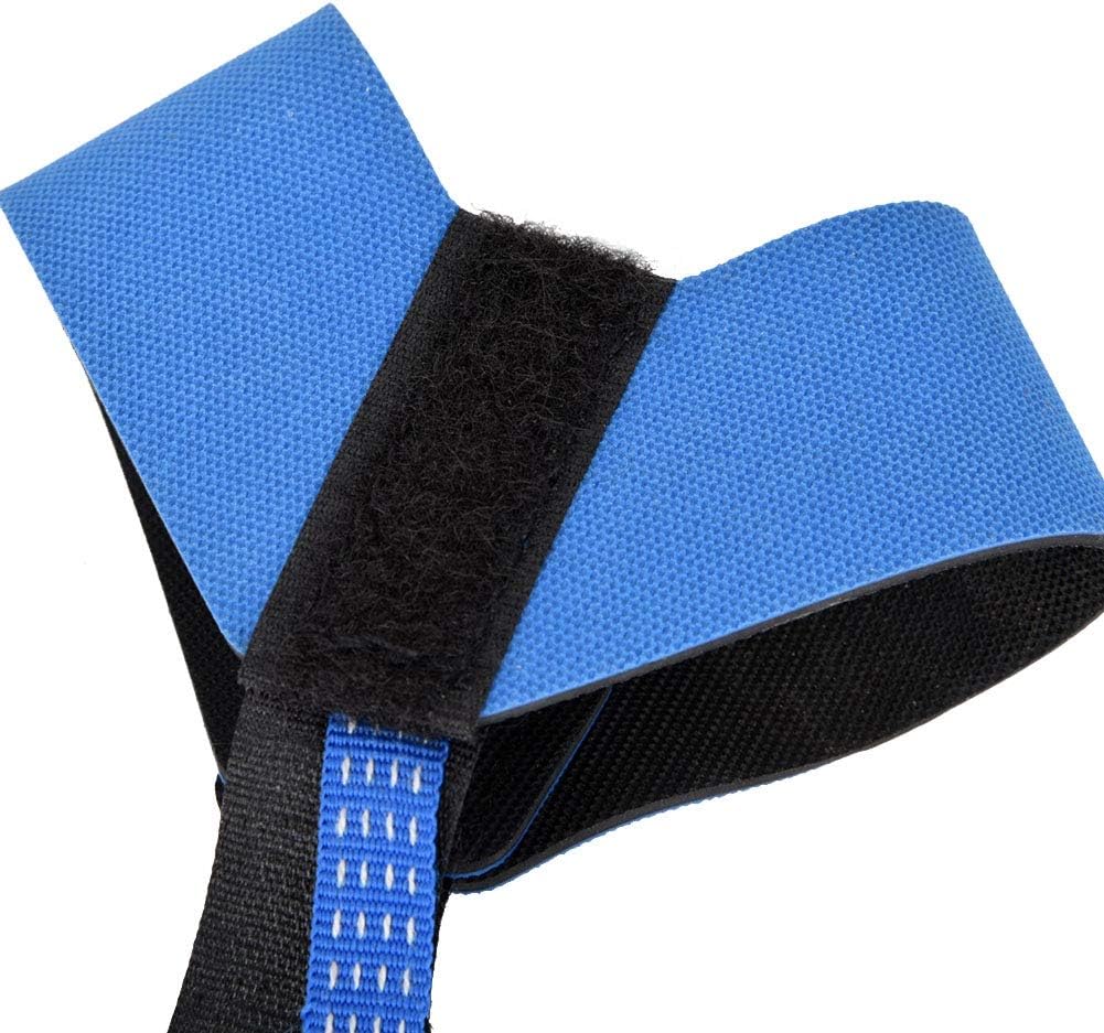 Qiilu foot grounder heel strap antistatic ankle heel strap adjustable foot grounder heel grounder blue black