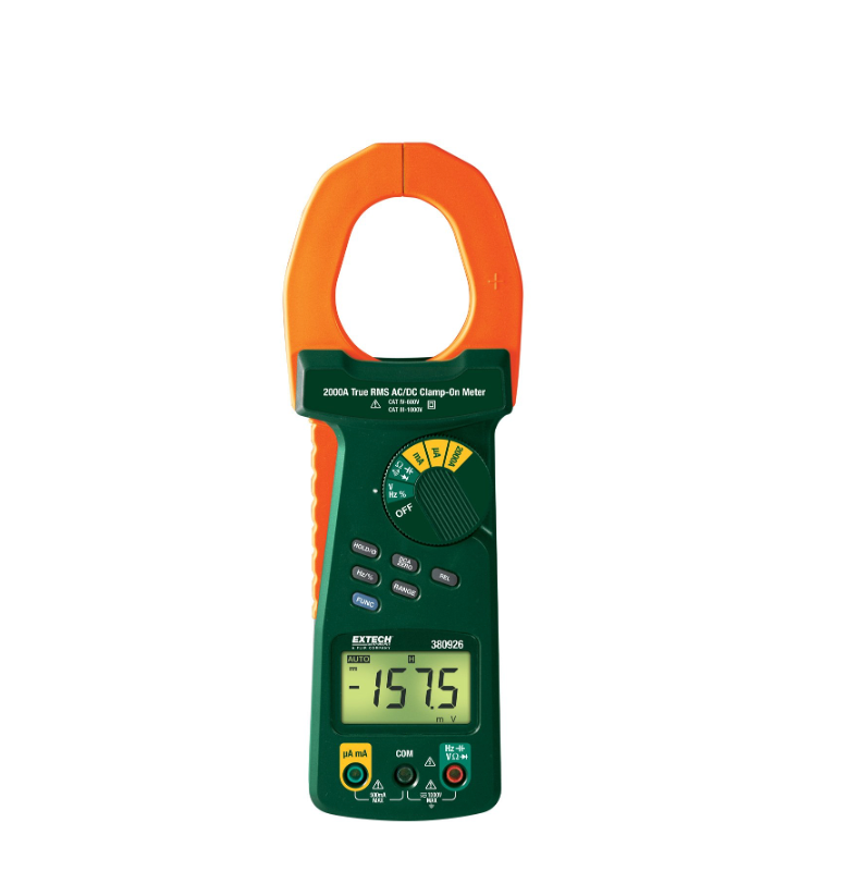 Extech 380926 True RMS 2000A AC/DC Clamp Meter