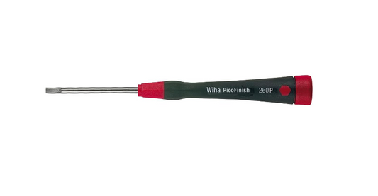 Wiha 26029 Slotted Screwdriver with PicoFinish Handle, 2.0 x 40mm